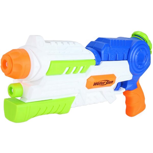 Pistol cu Apa pentru Copii Rezervor Pentru Piscina/Plaja  6ani+ Albastru/Multicolor 1000ML