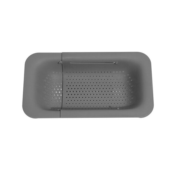 Cos pentru Scurgere Chiuveta de Bucatarie  Plastic Telescopic 36x20x5 cm Gri
