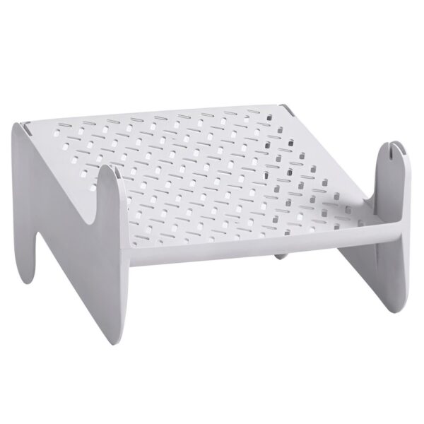Suport pentru Pantofi  cu Doua Straturi Organizator Antiderapant și Durabil 26x24.8x16 cm Alb