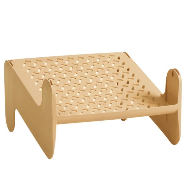 Suport pentru Pantofi  cu Doua Straturi Organizator Antiderapant și Durabil 26x24.8x16 cm Maro