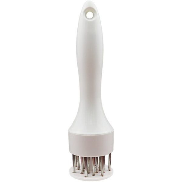 Ustensila pentru fragezit carnea  cu 16 de tije ascutite din inox 304 20 cm Alb