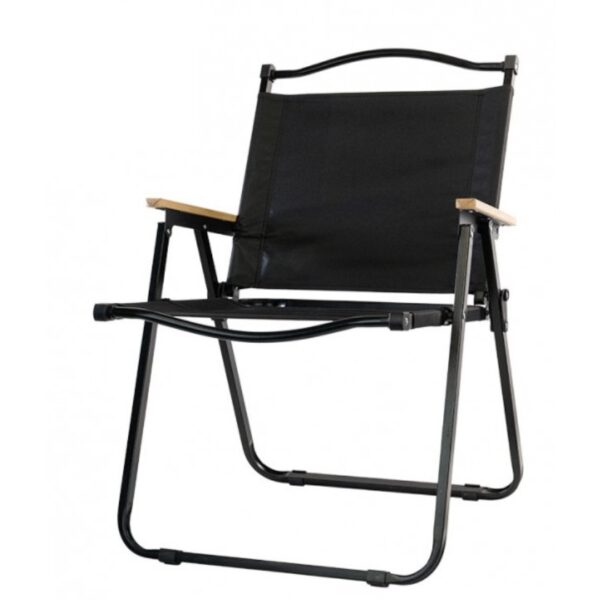 Scaun camping Aluminiu Pliabila  52 x 53 x 80 cm Negru