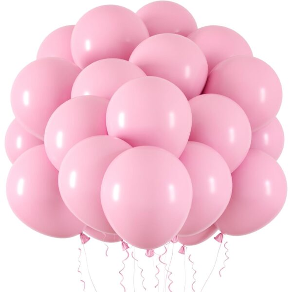 Set 10 Baloane din Latex  Model Party 13 cm 1 g Roz