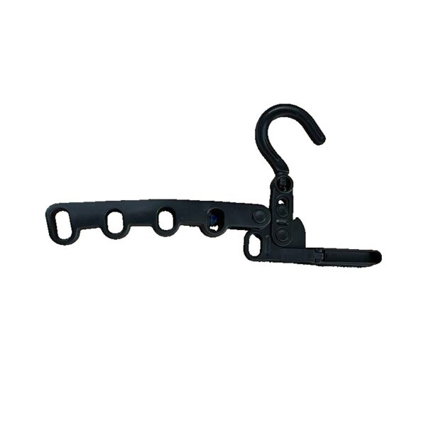 Suport Umerase  Pliabil Portabil 5 Gauri pentru Umerase Rotire 360 Grade din Plastic Negru