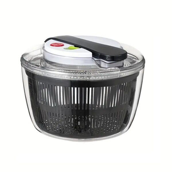 Uscator Manual pentru Salata si Verdeturi  Plastic 16x15x21 cm Capacitate 3L Negru