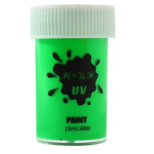Vopsea pentru Fata si Corp  cu Pigment Fosforescent UV 15 ml Verde