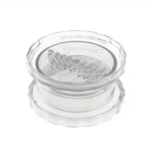 Zdrobitor de Usturoi  Multifunctional din Plastic Prin Rasucire 4 x 7.5 cm Transparent